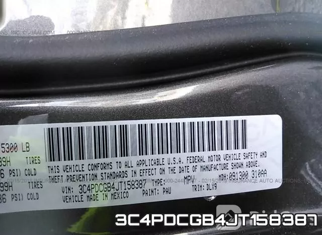 3C4PDCGB4JT158387 фото 10