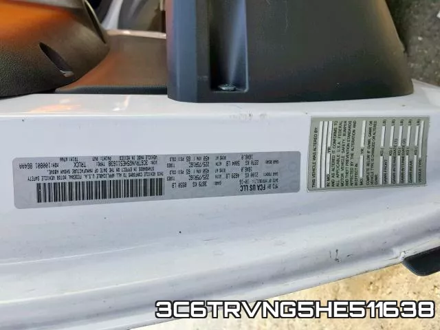 3C6TRVNG5HE511638 фото 2