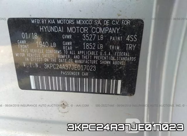 3KPC24A37JE017023 фото 10