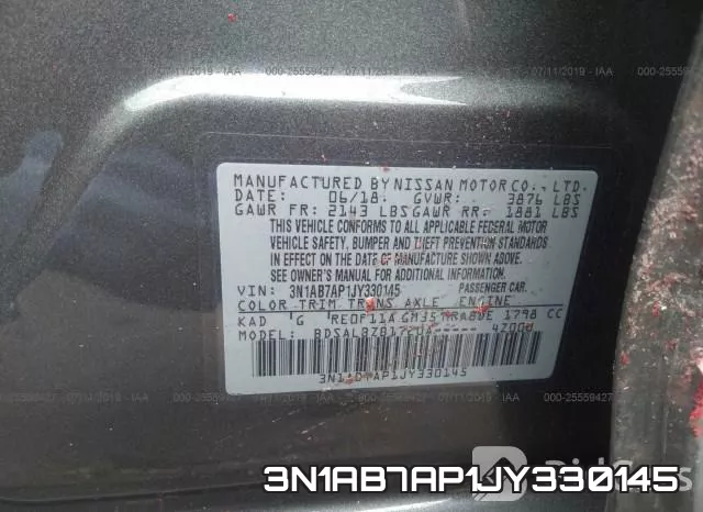 3N1AB7AP1JY330145 фото 10