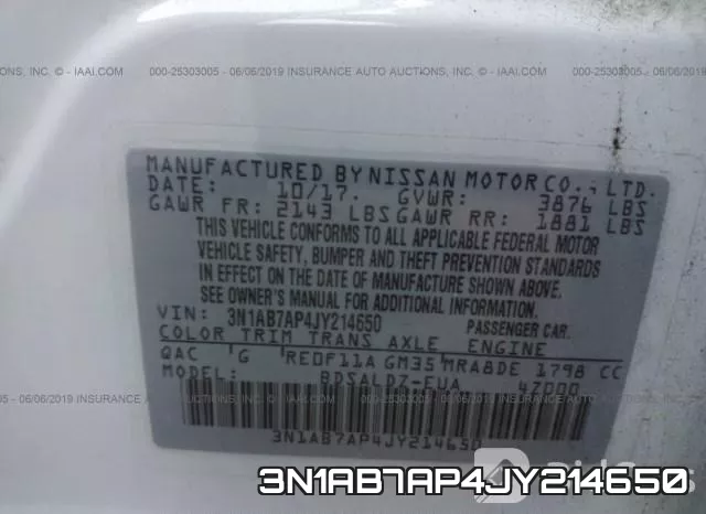 3N1AB7AP4JY214650 фото 10