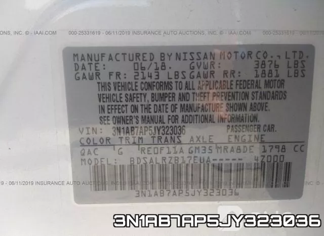 3N1AB7AP5JY323036 фото 10