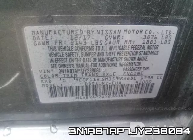 3N1AB7AP7JY238084 фото 10