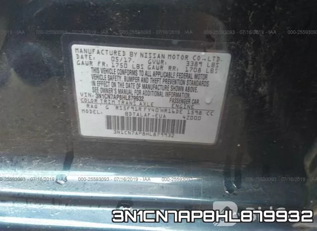 3N1CN7AP8HL879932 фото 10