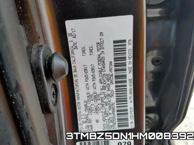 3TMBZ5DN1HM008392 фото 2