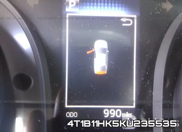 4T1B11HK5KU235535 фото 8