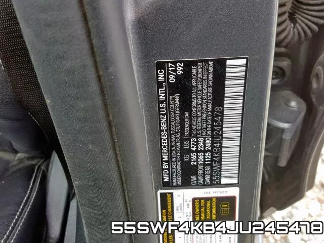 55SWF4KB4JU245478 фото 2