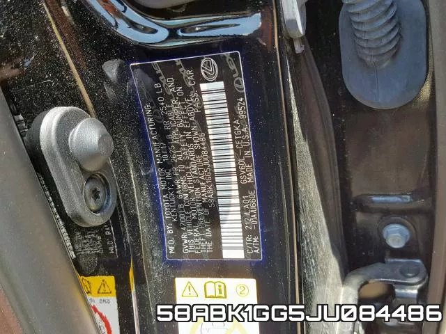 58ABK1GG5JU084486 фото 2