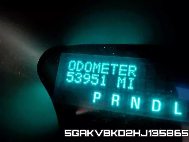 5GAKVBKD2HJ135865 фото 9
