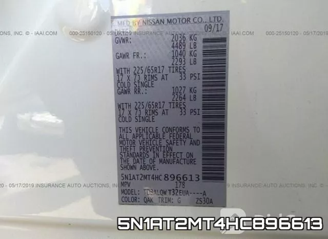5N1AT2MT4HC896613 фото 10