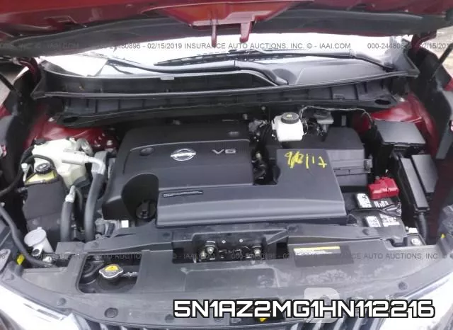 5N1AZ2MG1HN112216 фото 2