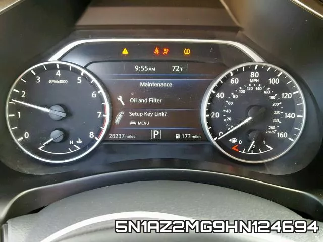 5N1AZ2MG9HN124694 фото 9