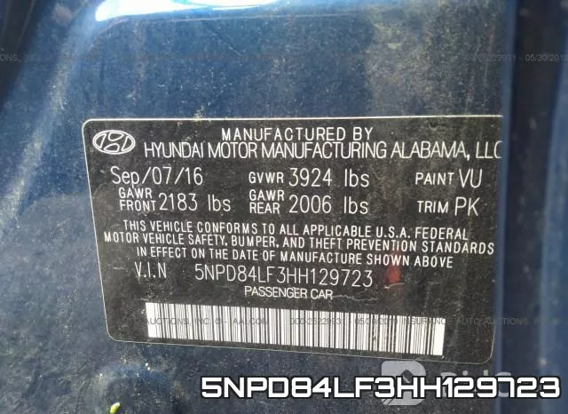 5NPD84LF3HH129723 фото 10