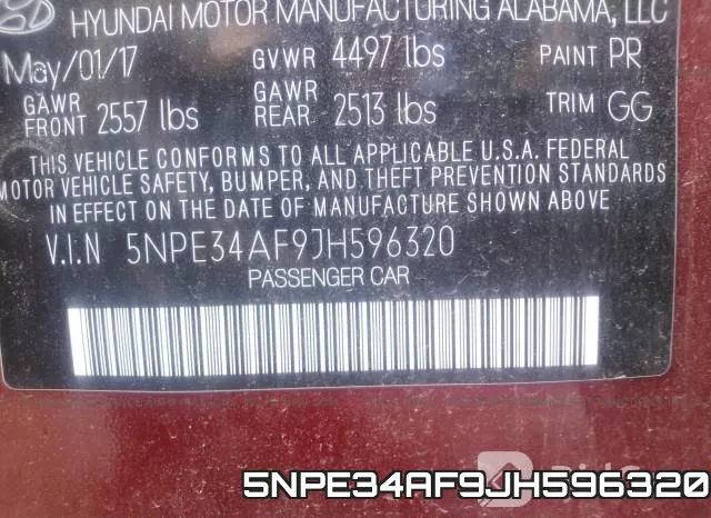 5NPE34AF9JH596320 фото 10