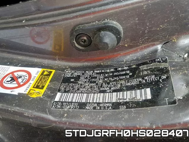 5TDJGRFH0HS028407 фото 2