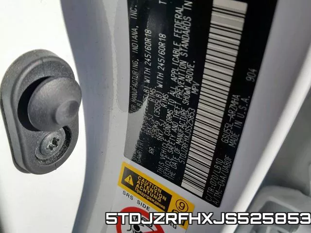 5TDJZRFHXJS525853 фото 2
