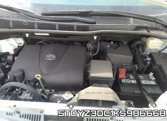 5TDYZ3DC1KS986668 фото 2