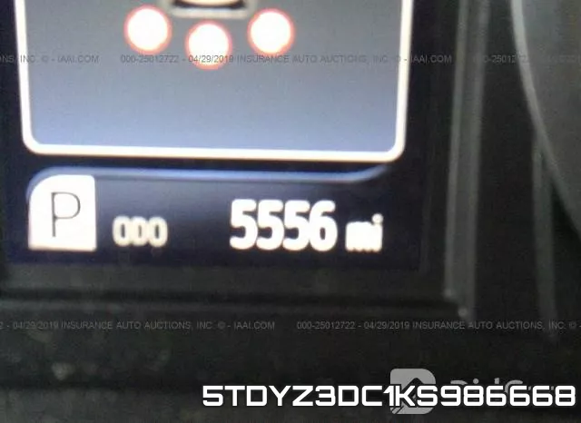 5TDYZ3DC1KS986668 фото 8