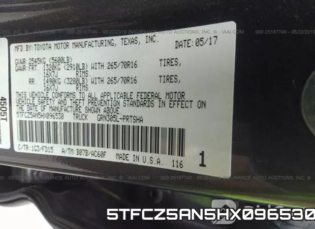 5TFCZ5AN5HX096530 фото 10
