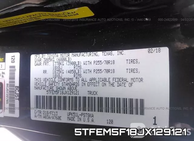 5TFEM5F18JX129121 фото 10