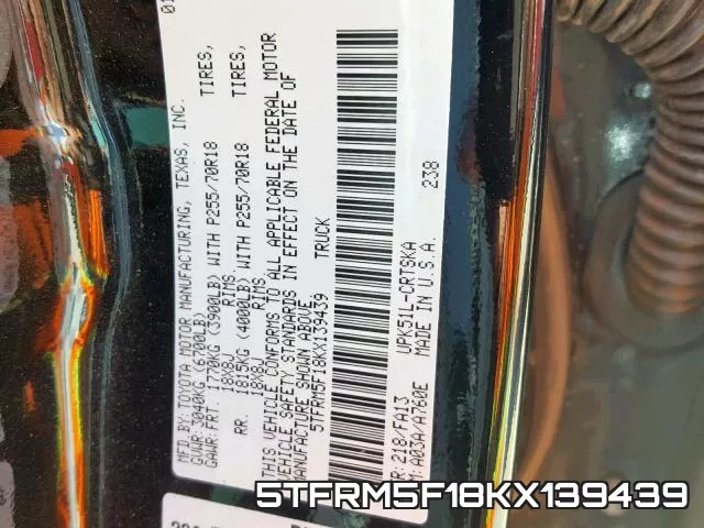 5TFRM5F18KX139439 фото 2
