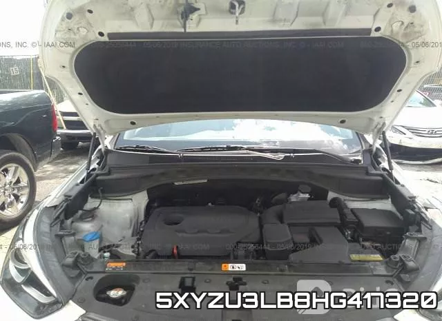 5XYZU3LB8HG417320 фото 2