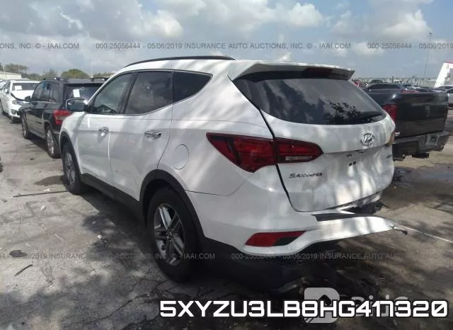 5XYZU3LB8HG417320 фото 4