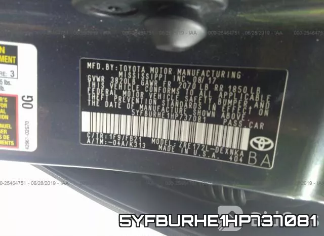 5YFBURHE1HP737081 фото 10