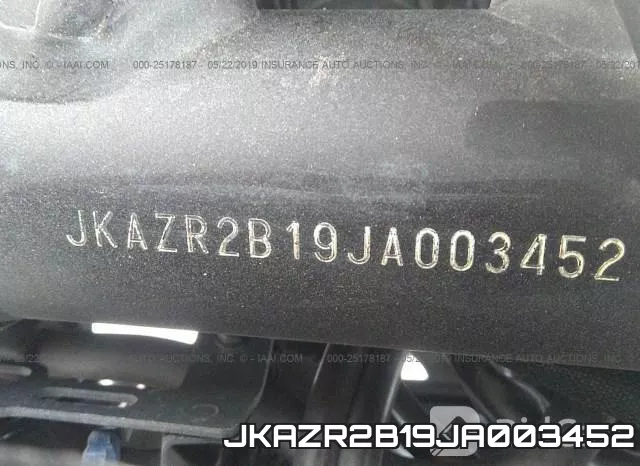 JKAZR2B19JA003452 фото 2