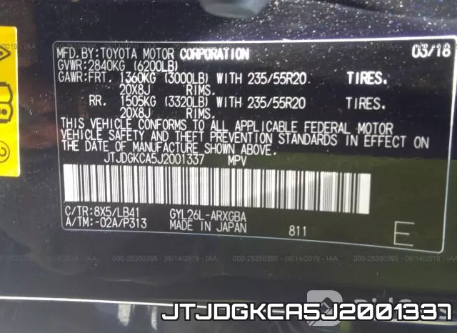 JTJDGKCA5J2001337 фото 10