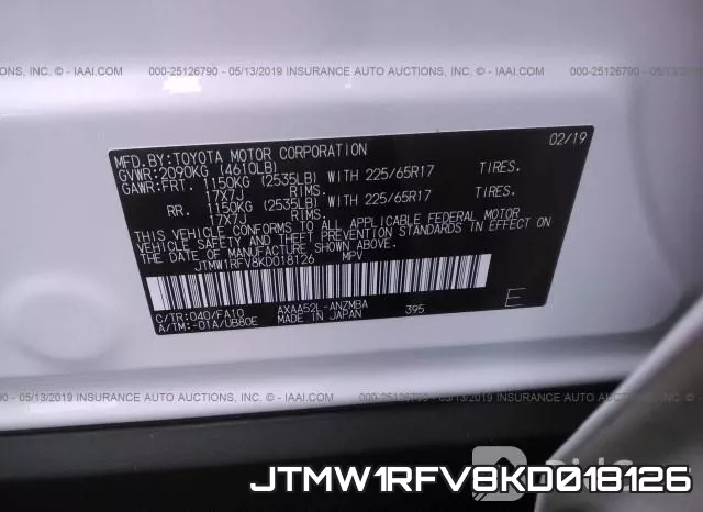 JTMW1RFV8KD018126 фото 10