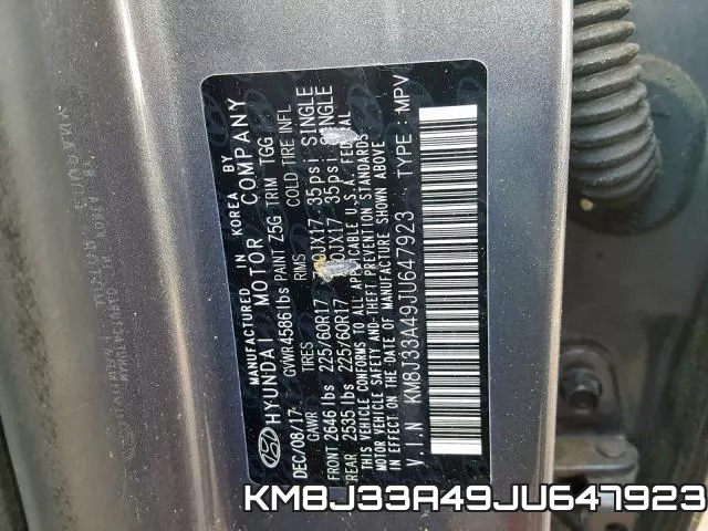 KM8J33A49JU647923 фото 2