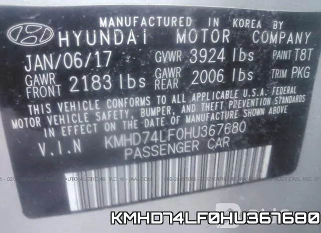 KMHD74LF0HU367680 фото 10