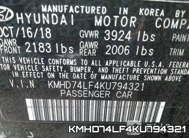 KMHD74LF4KU794321 фото 10