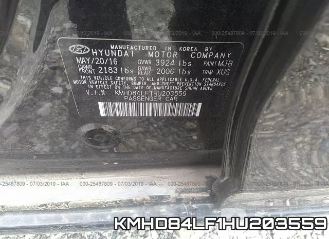 KMHD84LF1HU203559 фото 10