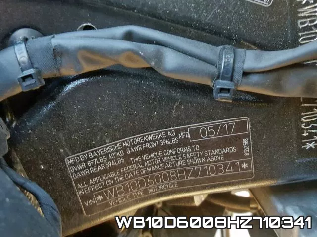 WB10D6008HZ710341 фото 2