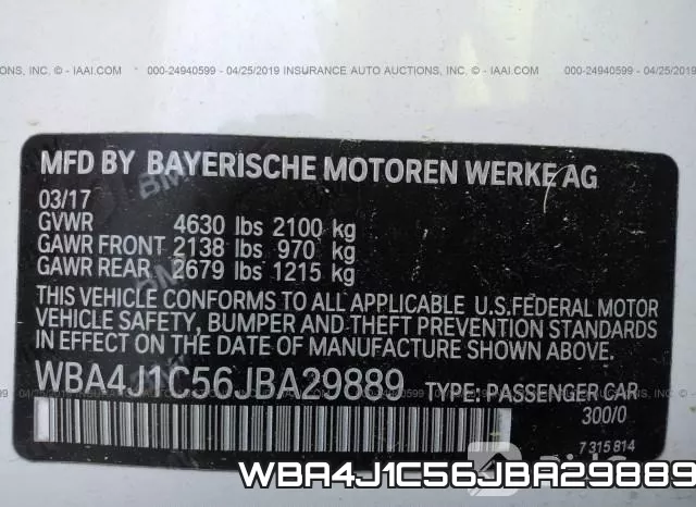 WBA4J1C56JBA29889 фото 10