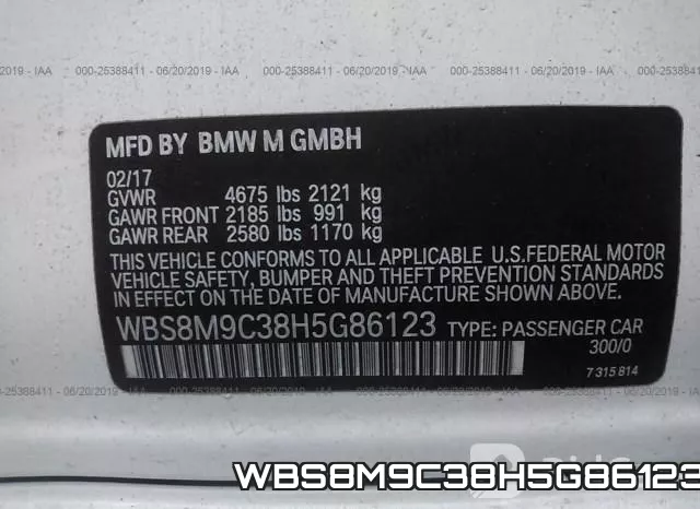 WBS8M9C38H5G86123 фото 10