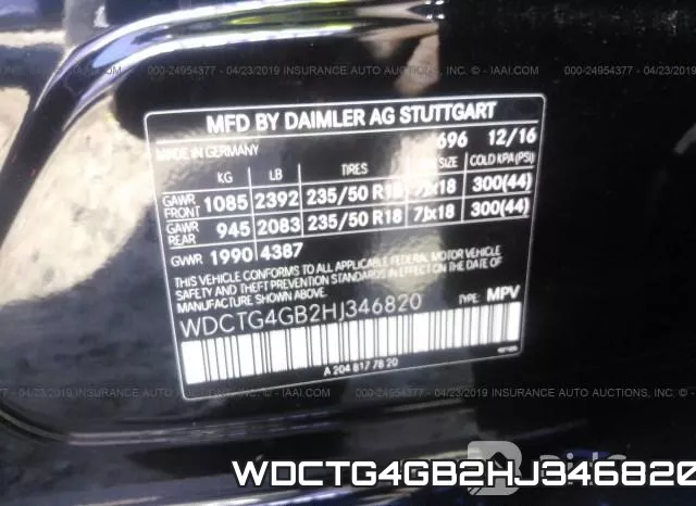 WDCTG4GB2HJ346820 фото 10