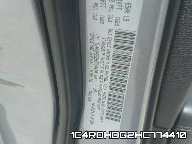 1C4RDHDG2HC774410 фото 2