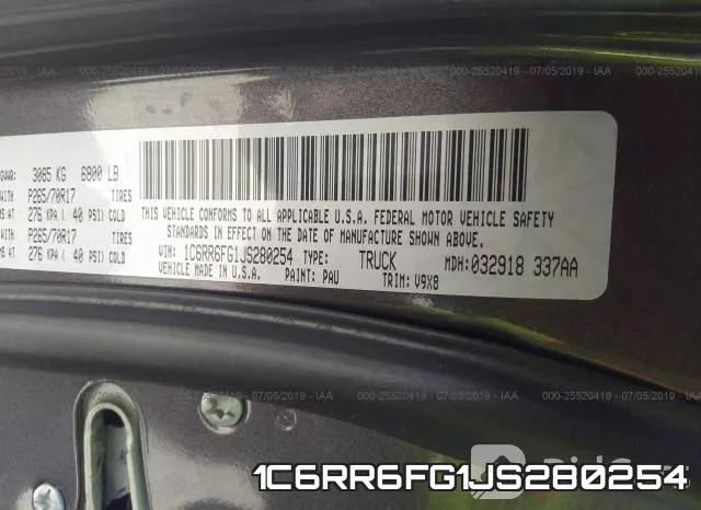 1C6RR6FG1JS280254 фото 10