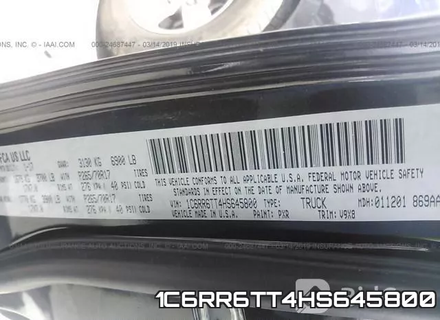 1C6RR6TT4HS645800 фото 10