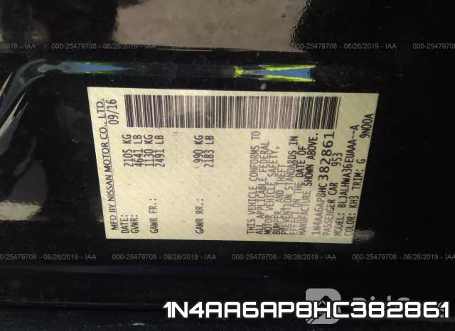 1N4AA6AP8HC382861 фото 10