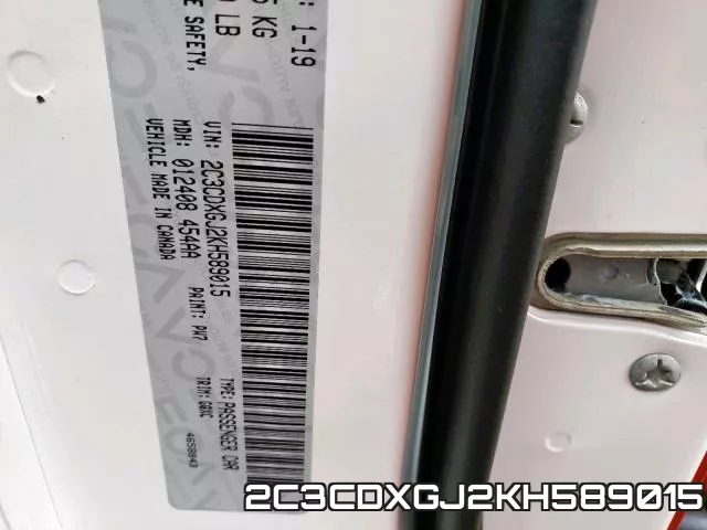 2C3CDXGJ2KH589015 фото 2