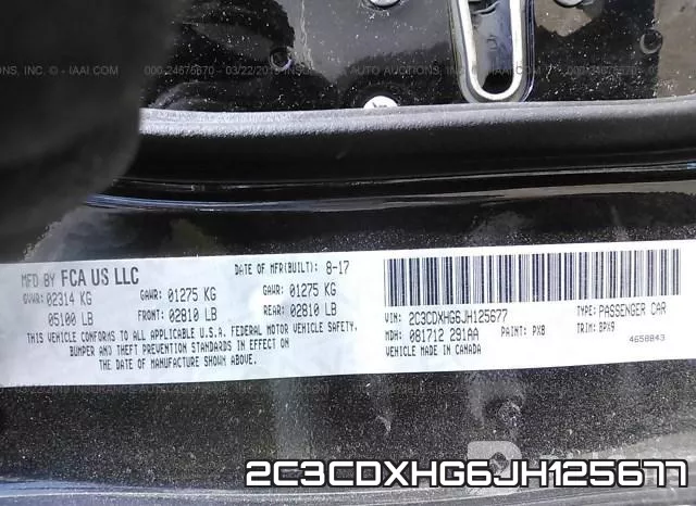 2C3CDXHG6JH125677 фото 10