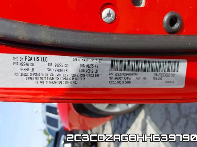 2C3CDZAG8HH639790 фото 2