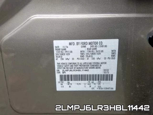 2LMPJ6LR3HBL11442 фото 2