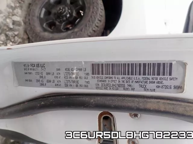 3C6UR5DL8HG782233 фото 2