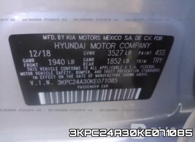 3KPC24A30KE071085 фото 10