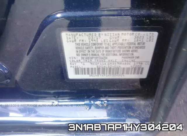 3N1AB7AP1HY304204 фото 10